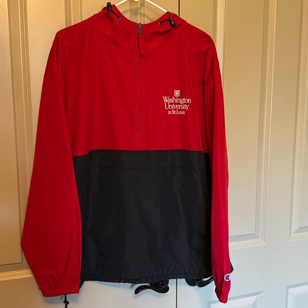 Men’s WashU Hooded Rain Jacket